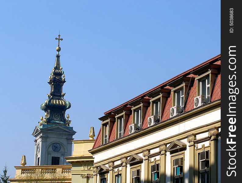 Orthodox Saborna Church in Belgrade. Orthodox Saborna Church in Belgrade