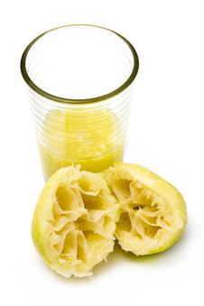 Freshly Squeezed Lemon Juice Stock Images