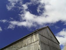 Barn On Blue Sky Stock Images Barn On Blue Sky Stock Images