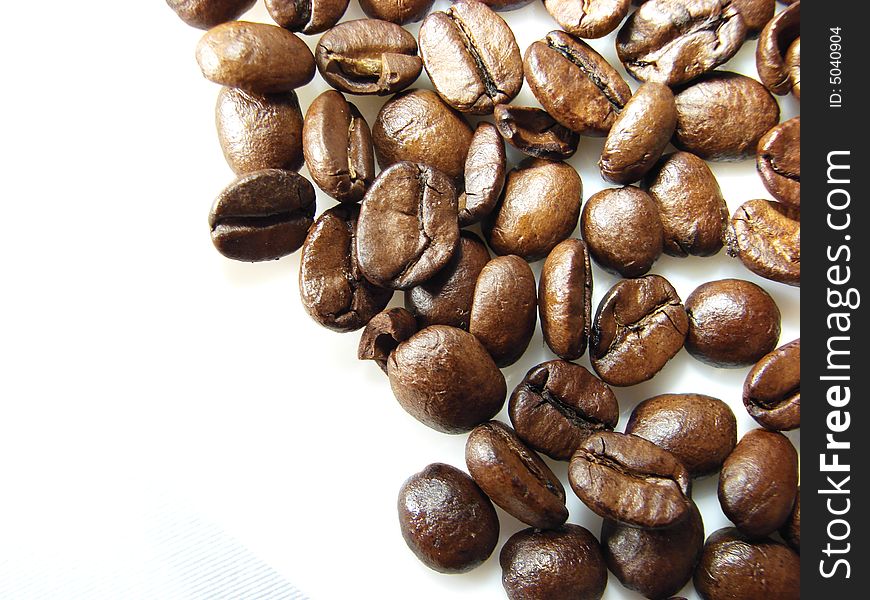 Natural black coffee beans background 5