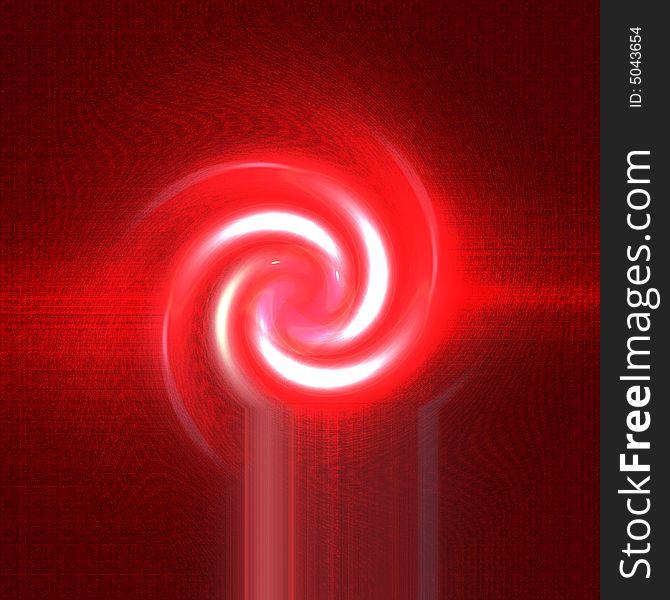 Background red with bright spiral effect. Background red with bright spiral effect