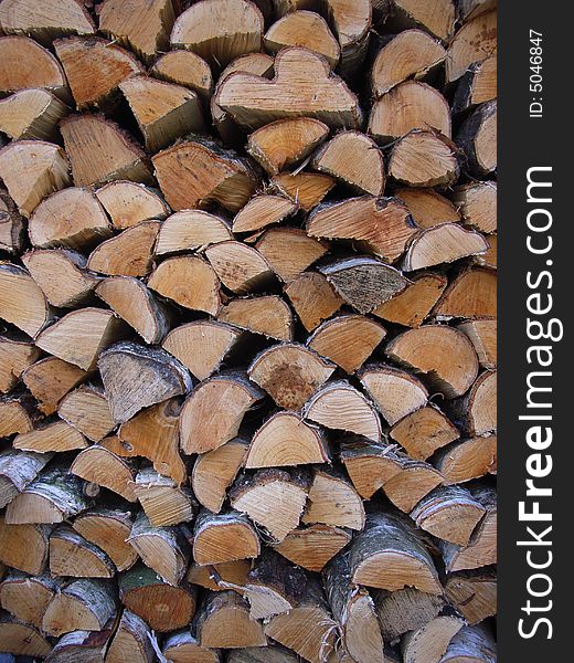 Small stack of fire wood, good for background use