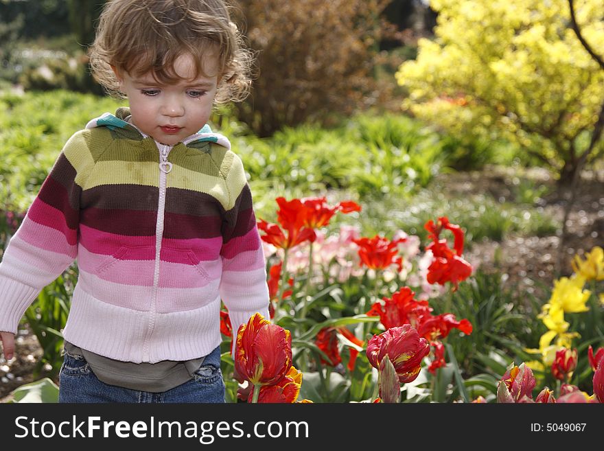 Child In The Garden