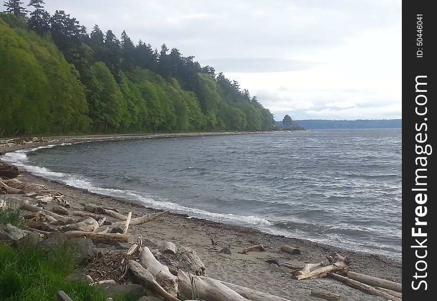 Beautiful view of a bay next to Seattle Washington. Beautiful view of a bay next to Seattle Washington.