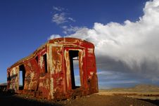 Abandoned Train Carriage Royalty Free Stock Photography Abandoned Train Carriage Royalty Free Stock Photography