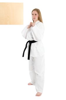 Martial Arts Woman Royalty Free Stock Photography Martial Arts Woman Royalty Free Stock Photography
