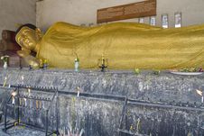 Buddha Statue In Temple Wat Chedi Luang, Thailand Stock Photos