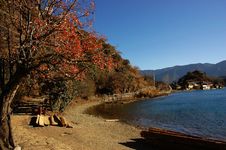 Side Of LuGu Lake Royalty Free Stock Images Side Of LuGu Lake Royalty Free Stock Images