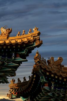Eave Of The Imperial Palace. Royalty Free Stock Photography Eave Of The Imperial Palace. Royalty Free Stock Photography