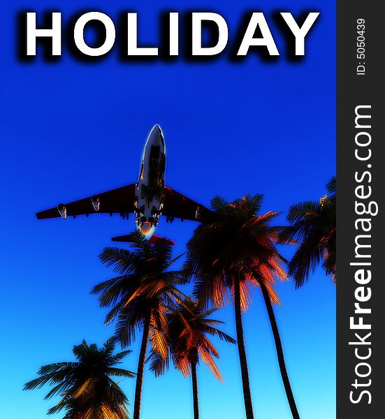 Holiday Plane And Wild Palms 7