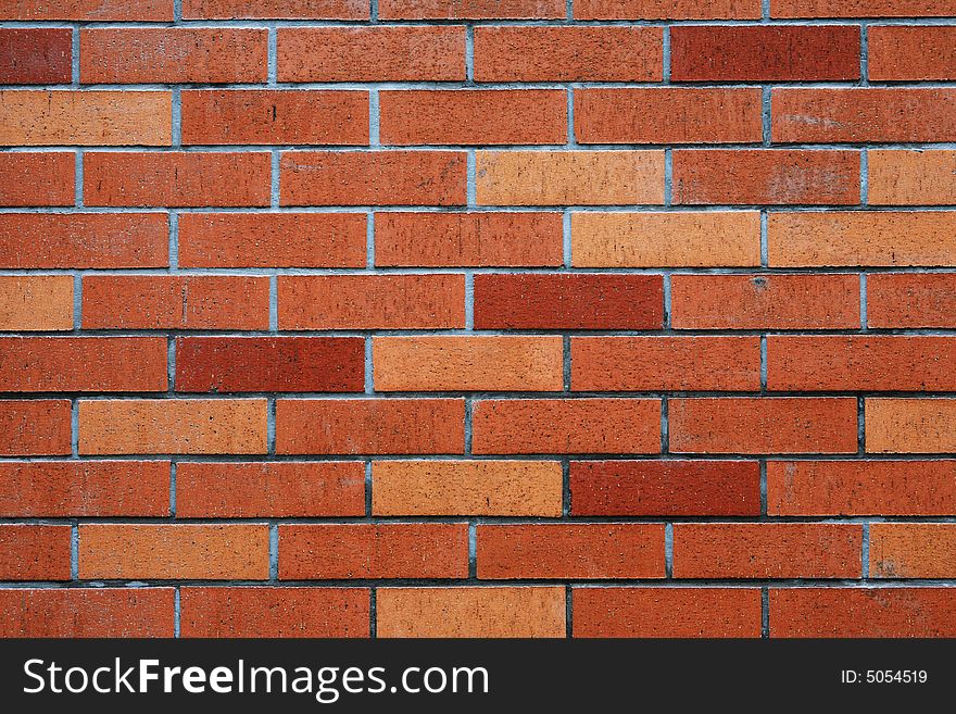 Red texture of brick wall. Red texture of brick wall