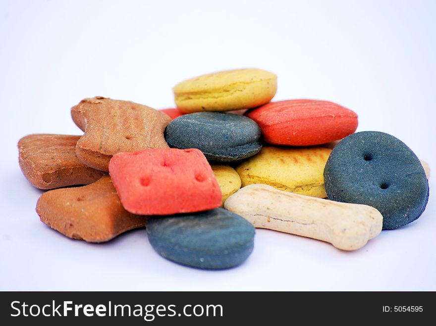 Shot of some shaped dog treats. Shot of some shaped dog treats