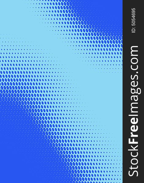 Vector illustration of abstract blue