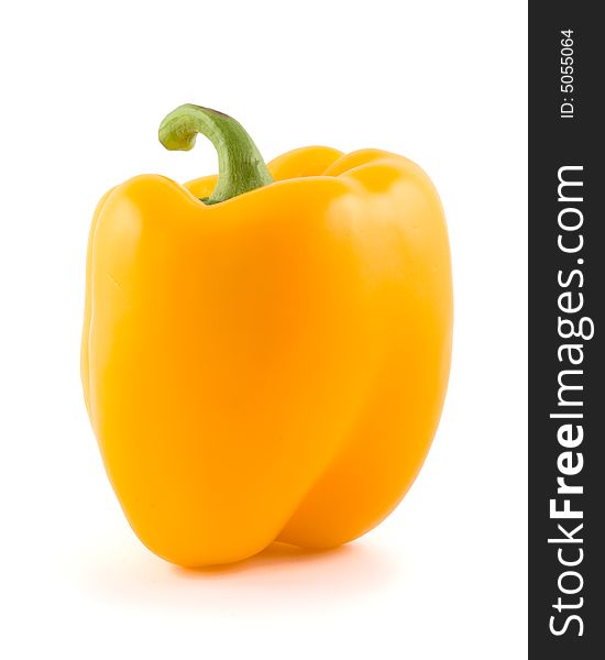 Fresh pepper isolated on a white background