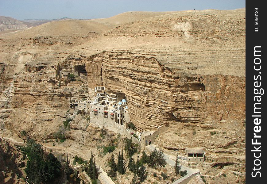 St.george monestry ,in the yahuda desert. israel