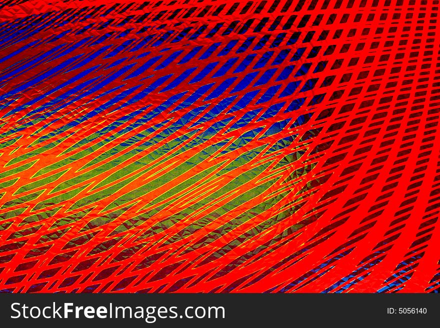 Abstract background design made from numerous colors and objects