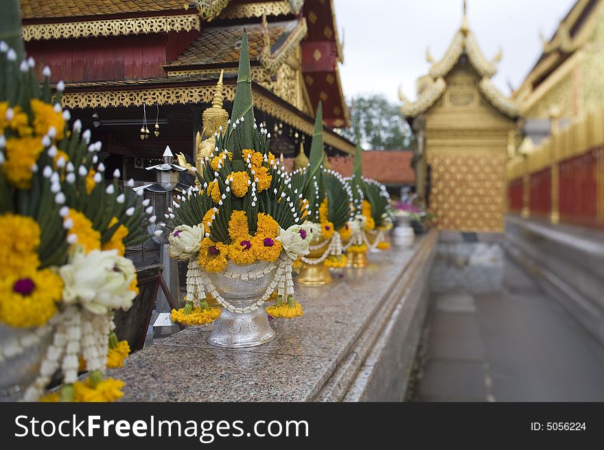 Doi Suthep, temple in Chiang Mai, Thailand, is a famous landmark