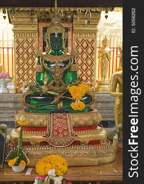 Doi Suthep, temple in Chiang Mai, Thailand, is a famous landmark