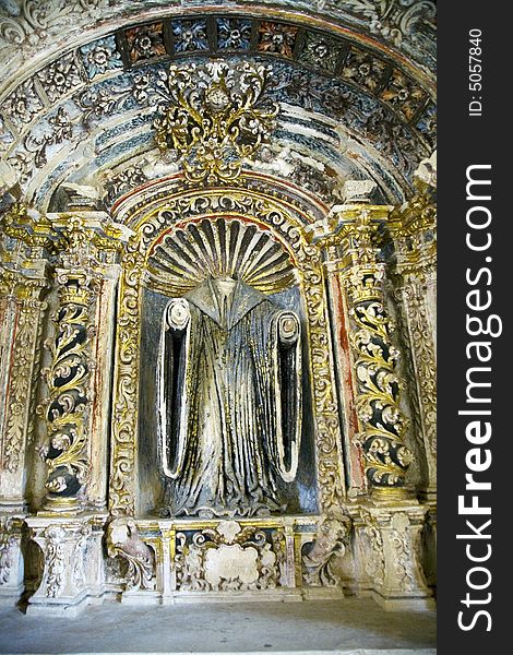 Destroy saint at monasterio de piedra saragossa spain