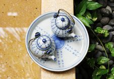 Tea Set. Royalty Free Stock Photography Tea Set. Royalty Free Stock Photography