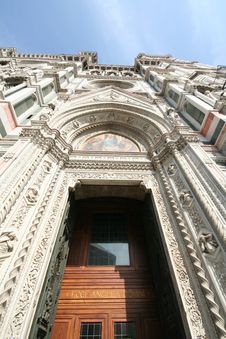 Duomo (Santa Maria Del Fiore) Entrance Stock Image Duomo (Santa Maria Del Fiore) Entrance Stock Image