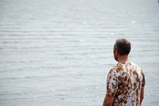 Looking Out To A Hazy Sea Royalty Free Stock Photo Looking Out To A Hazy Sea Royalty Free Stock Photo