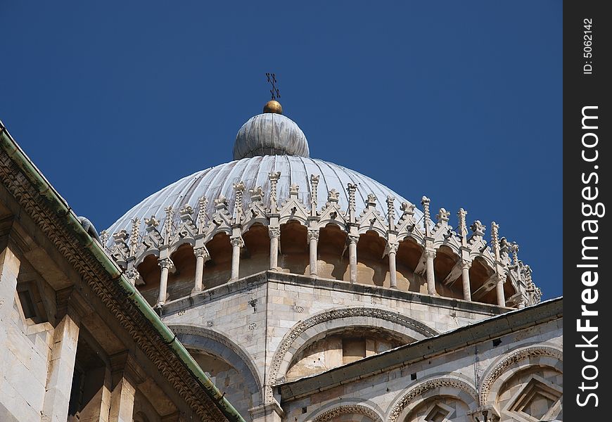 Detail Duomo of Pisa in Italy