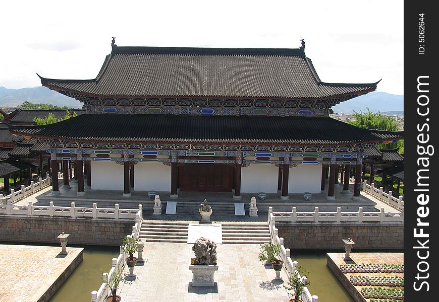 Chinese ancient temple in lijiang