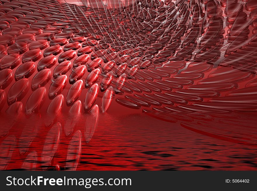 Abstract red space available for background. Abstract red space available for background