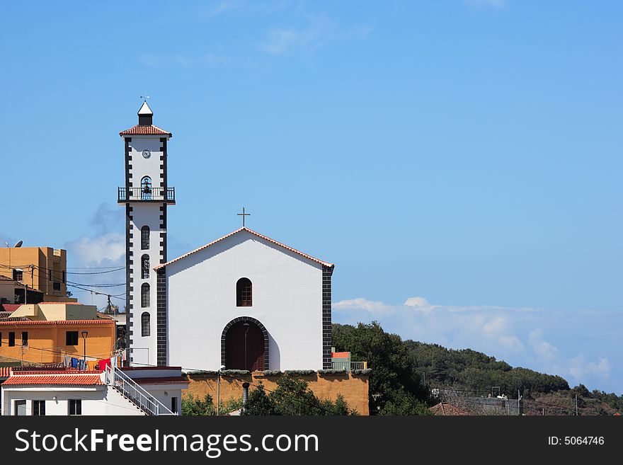 Church in the mountains of tenerife,spain