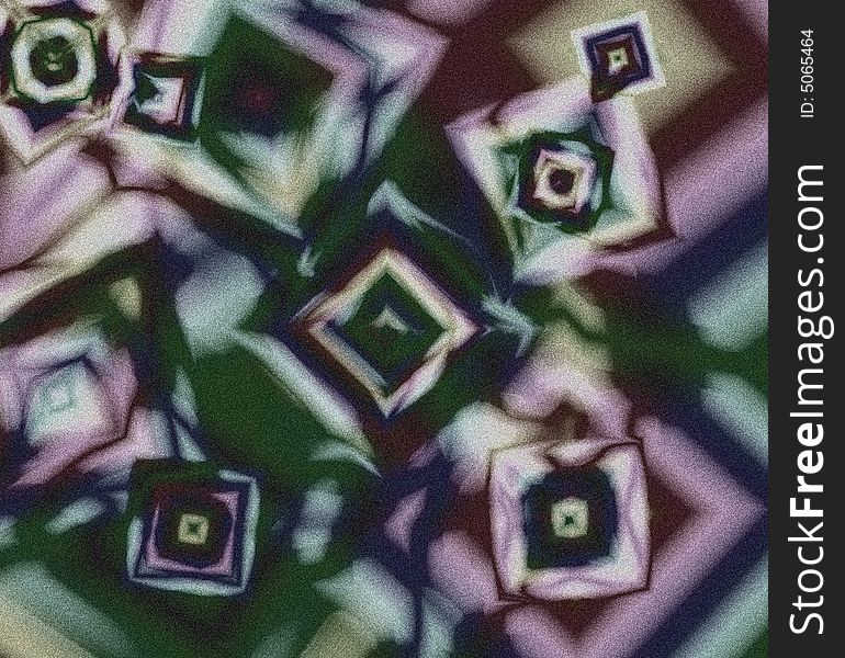 A computer generate abstract of diamonds in muted colors. A computer generate abstract of diamonds in muted colors.