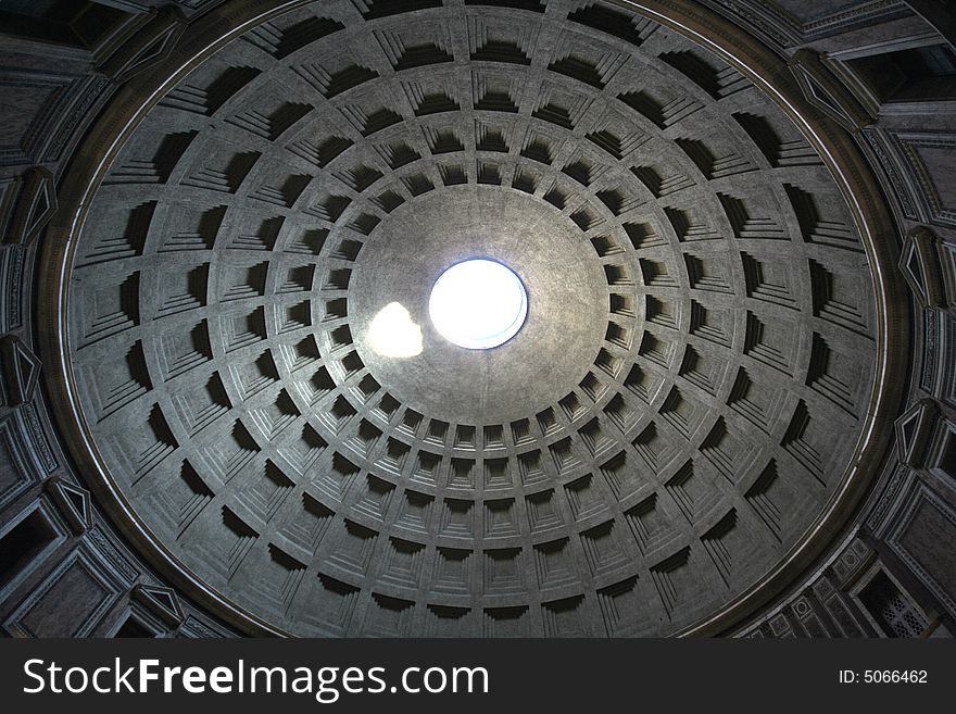 Rome Pantheon ceiling