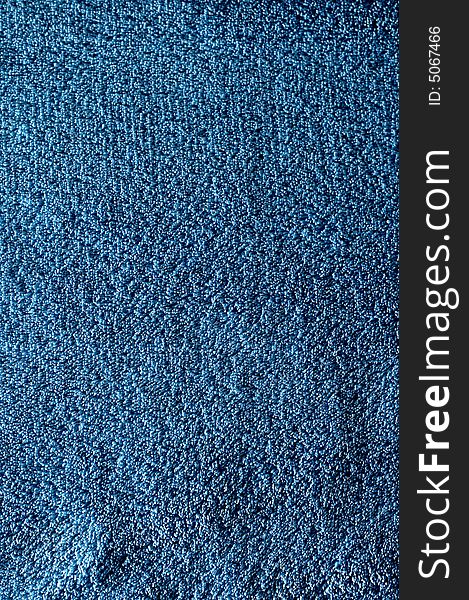 A Blue facbrick towel texture. A Blue facbrick towel texture