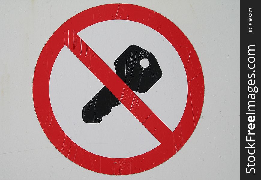 No Ignition Sign