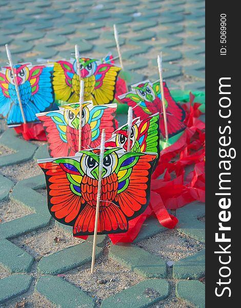 Colorful owl kite  for sell