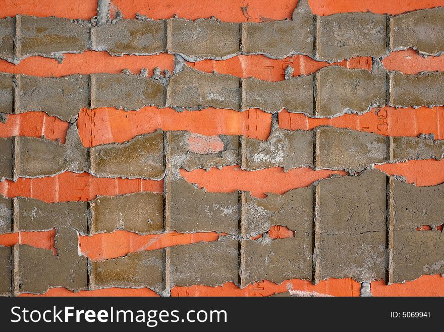 Old brick wall - vintage texture