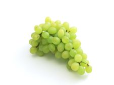 The Branch Of Green Grape Stock Image