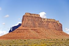 Unique Red Sandstone In Monument Valley Stock Photos