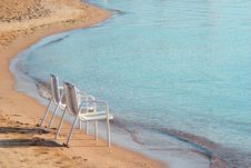 Two Beach Chairs Stock Photography Two Beach Chairs Stock Photography