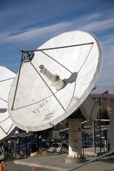 Big Satellite Dish Stock Image Big Satellite Dish Stock Image