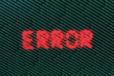 Binary Code In Green On TFT With Error In It Royalty Free Stock Photos Binary Code In Green On TFT With Error In It Royalty Free Stock Photos