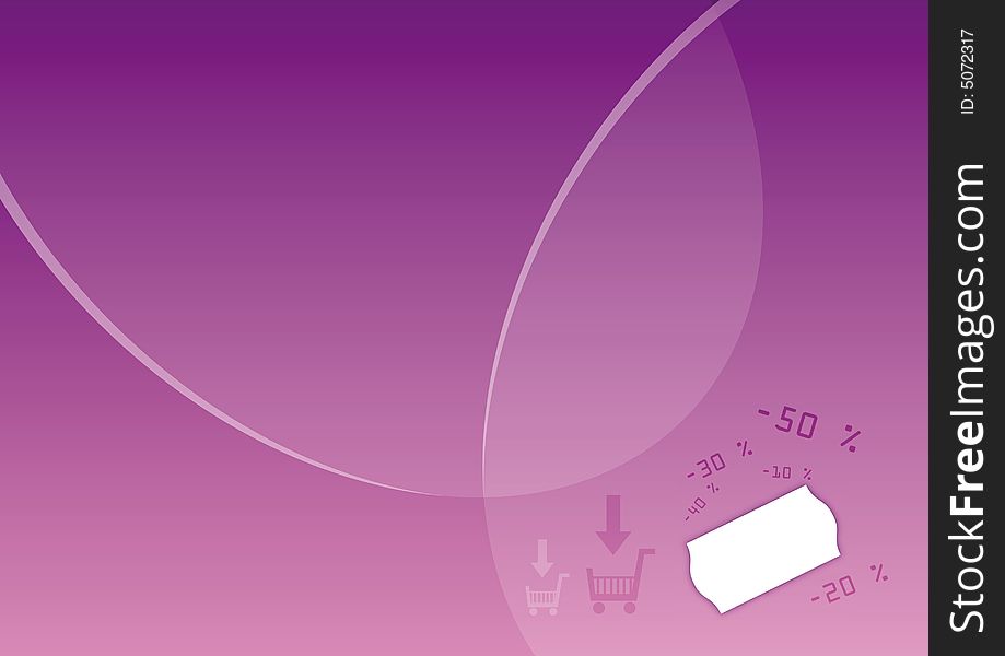 Shopping (sale) vectorized purple background. Shopping (sale) vectorized purple background