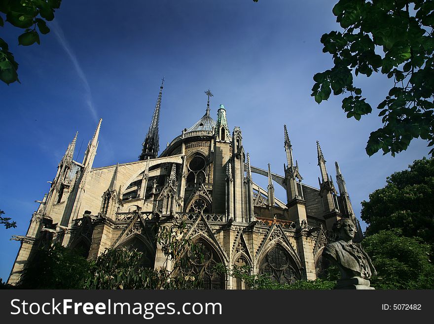 Notre Dame basilica in Paris