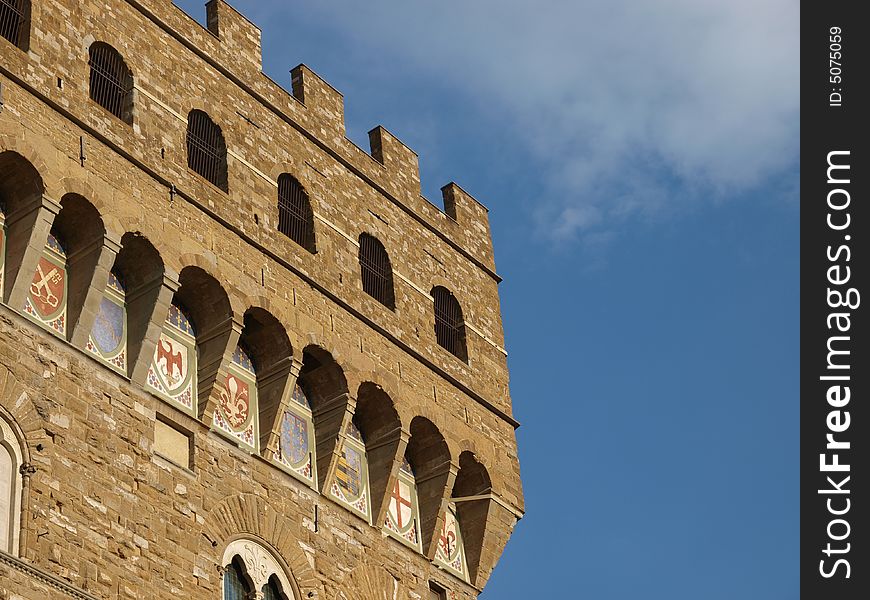 Palazzo Vecchio in Florence -Italy. Palazzo Vecchio in Florence -Italy