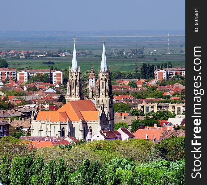 City in Serbia - General City View