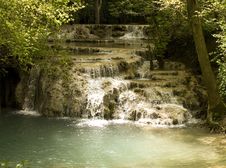 Waterfall In The Forest Royalty Free Stock Photography