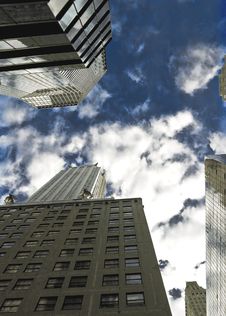 City From Below Stock Images