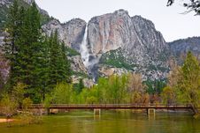 Yosemite Fall In Yosemite Stock Photos