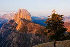 Half Dome At Sunset In Yosemite Stock Image Half Dome At Sunset In Yosemite Stock Image