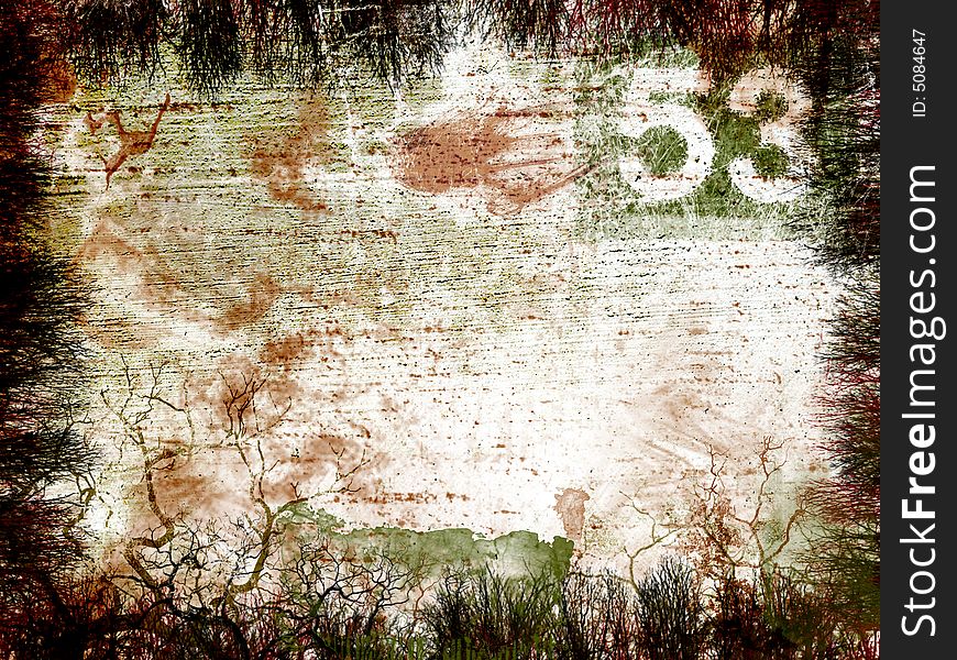 Grungy filthy wall - abstract digital illustration. Grungy filthy wall - abstract digital illustration